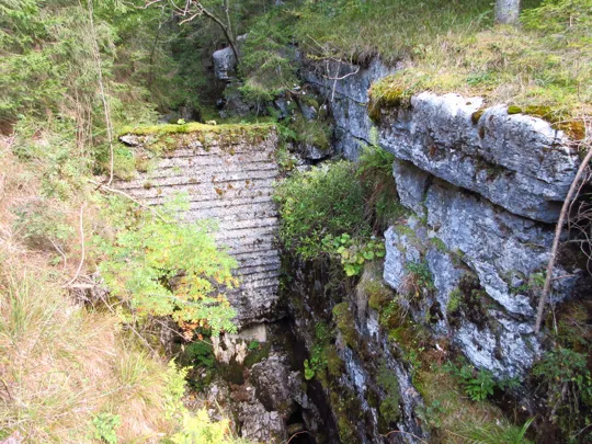 Dettaglio della cisterna