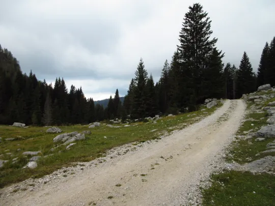 Incrocio con il sentiero