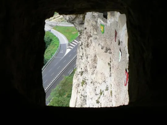 Covolo di Butistone - Feritoia d'osservazione