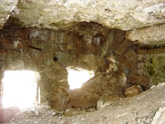 Forte Busa Verle - Interni del forte