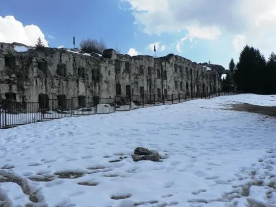 Forte Busa Verle - Fronte del forte