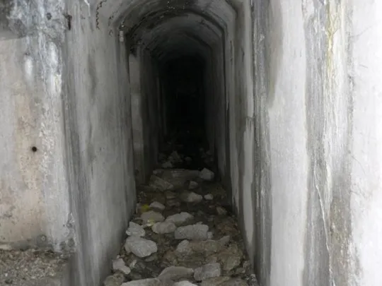 Forte Busa Verle - Interni del forte