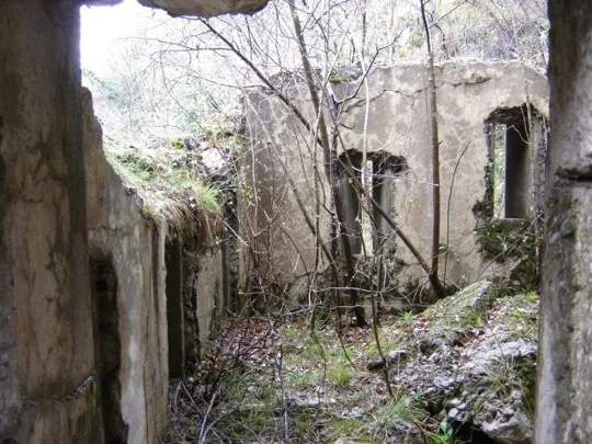 Vista interna della caponiera