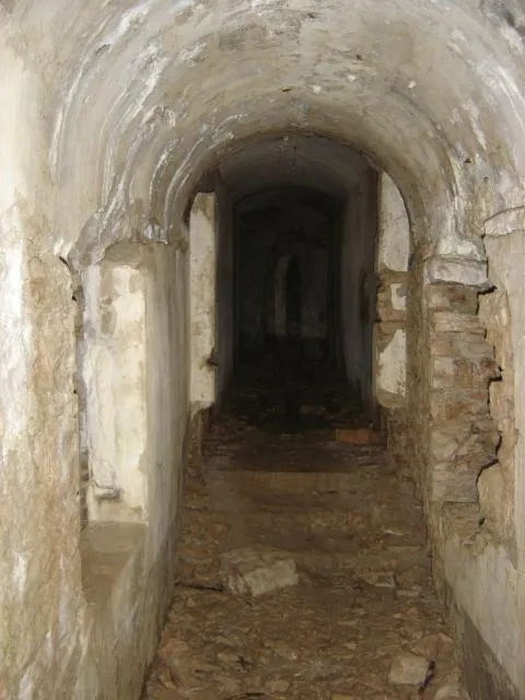 Forte Cima Lan - Galleria nei pressi della centrale elettrica