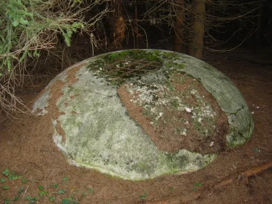Forte Cima Lan - Cupola di terminazione del camino
