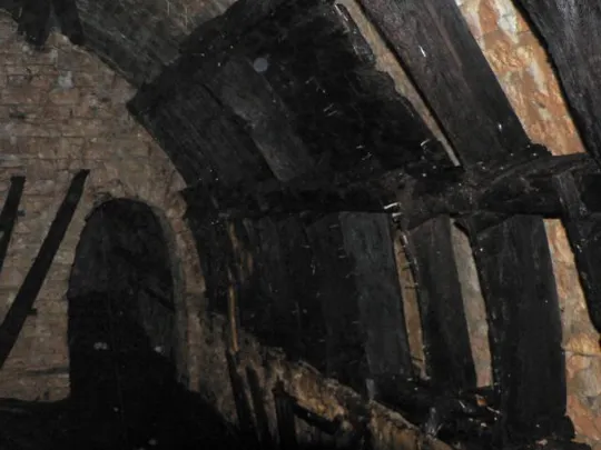 Forte Cima Lan - Particolari della copertura