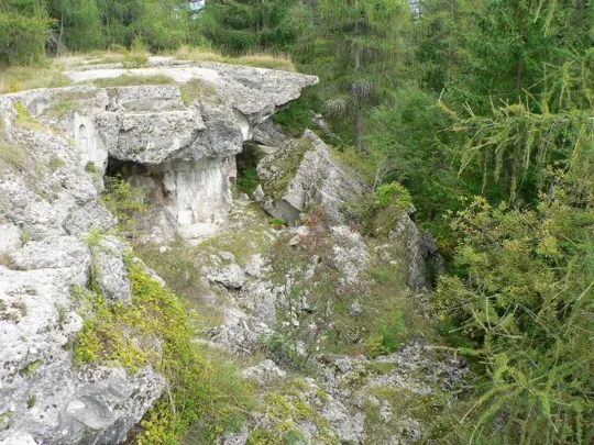 Forte Cima Lan - Resti