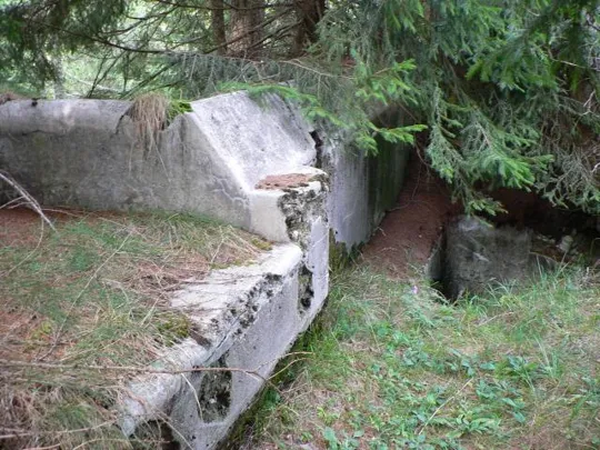 Forte Cima Lan - Trincea