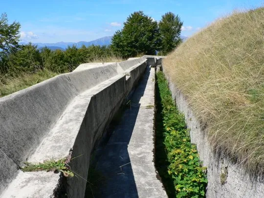 Forte Leone - Dettaglio trincea