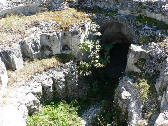Forte Leone - Postazione cannone