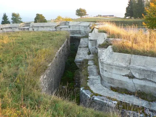 Forte Leone - Un altro particolare della trincea
