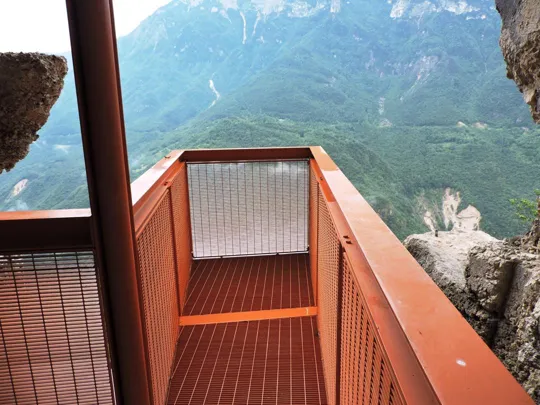 Forte Pozzacchio - vista verso Matassone