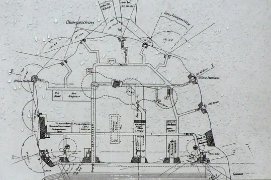 Forte Pozzacchio - pianta storica