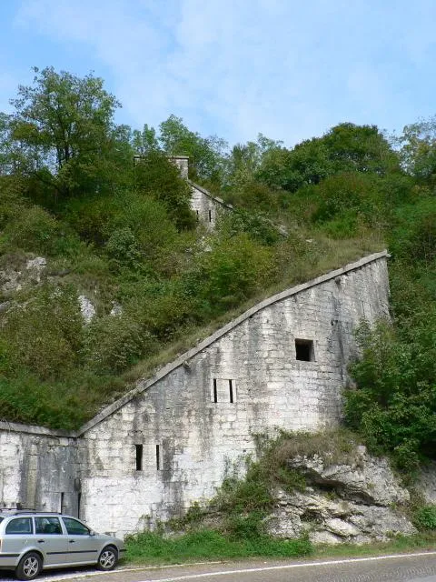 Forte Tagliata Scala e Fontanelle - Inizio della Caponiera