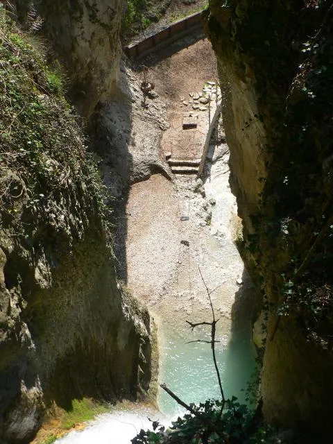 Cascate Molina - L'altalena vista dall'alto