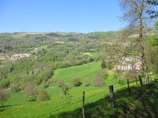 Panorama verso la contrada