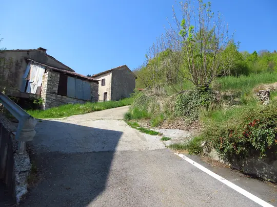 Dettaglio del percorso prima del sentiero