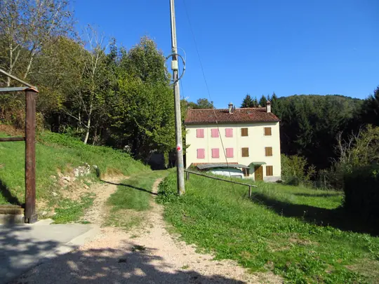 Inizio della carrareccia