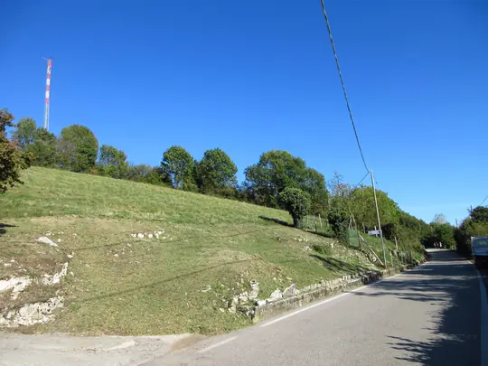 La strada verso Monte Alto