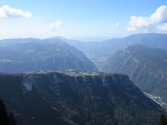 Panorama dall’altopiano di Forte Campolongo