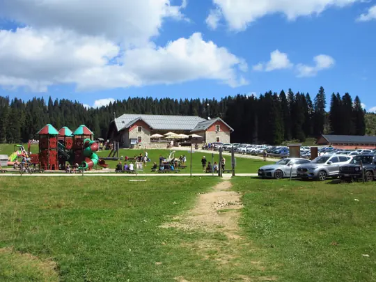 Malga Campolongo lungo l’itinerario ad anello