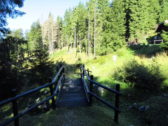 Ponticello verso il rifugio