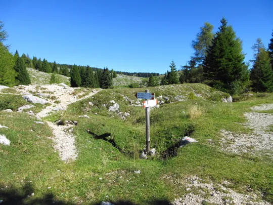 Indicazioni del sentiero