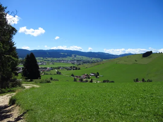 Panorama lungo il sentiero del ritorno