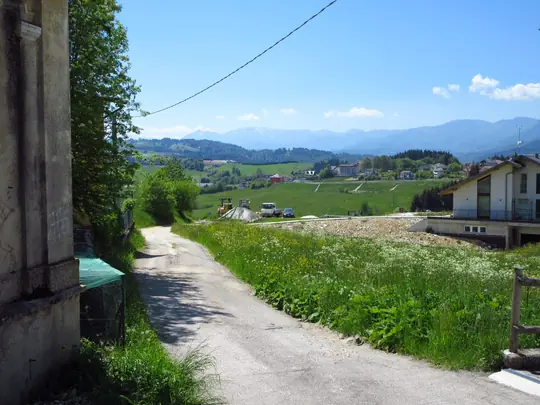 Inizio del percorso dopo la cabina elettrica