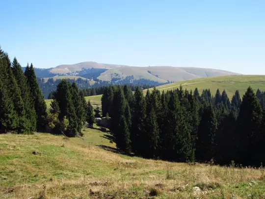 Panorama verso le Melette e Monte Fior dal Monte Cimon