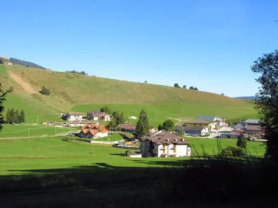 Panorama sulla località Xebbo durante il rientro