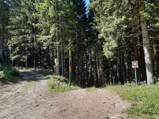 Incrocio, si prosegue a destra