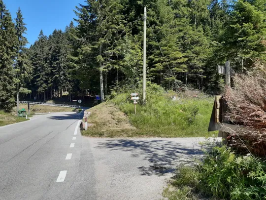 Uscita dalla strada principale