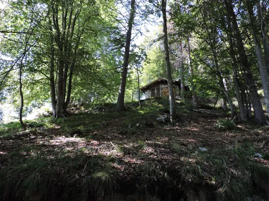 Vista verso il baito