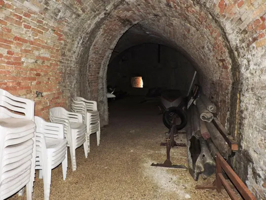 Bastione Buovo - Interno della casamatta superiore