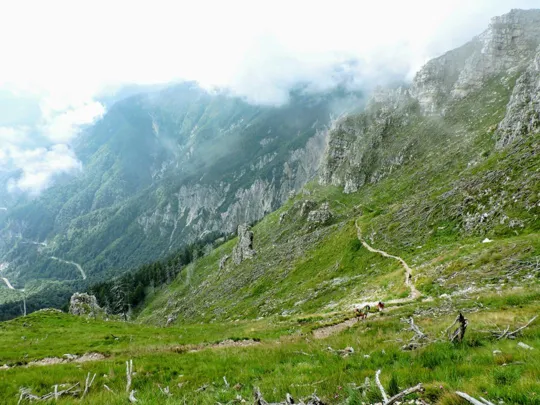 Becco di Filadonna - Sentiero verso il rifugio