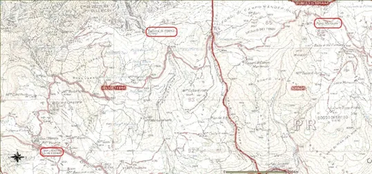 Bocca di Forno - Piantina