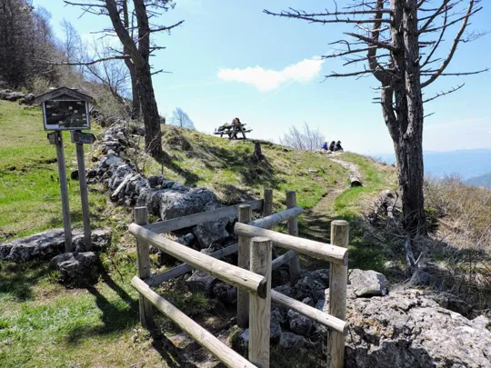 Bocchetta Paù - Inizio del sentiero