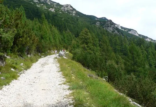 Bocchetta Portule - strada di avvicinamento