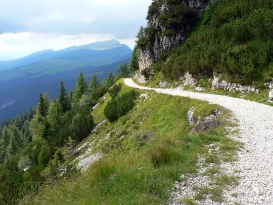 Bocchetta Portule - strada di avvicinamento