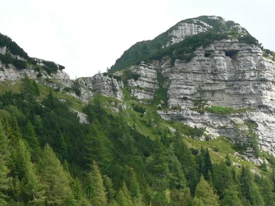 Bocchetta Portule - Vista della Postazione