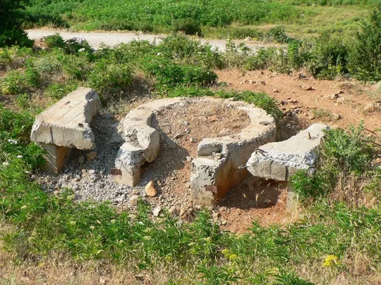 Bunker piccolo da fanteria in costruzione