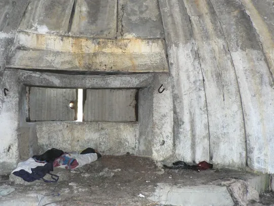 Bunker per cannoni da 120 mm