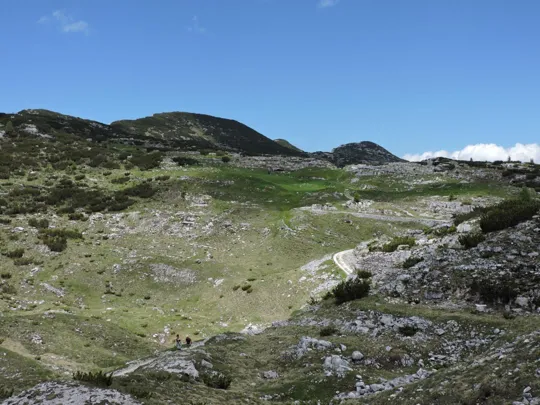 Kaiser Karl strasse, verso il Cuvolin