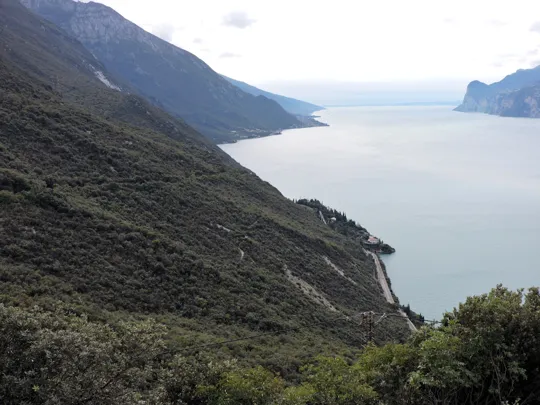 Panorama dal punto più alto del percorso