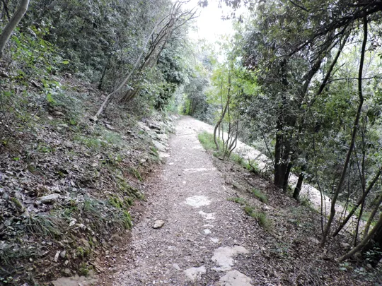 Punto di ricongiungimento al sentiero