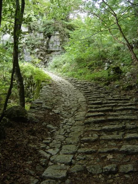 Calà del Sasso - scalinata