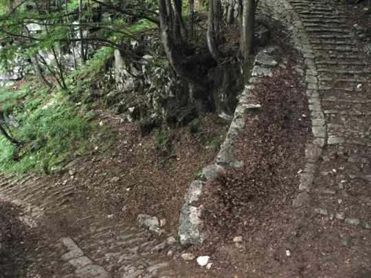 Calà del Sasso - scalinata