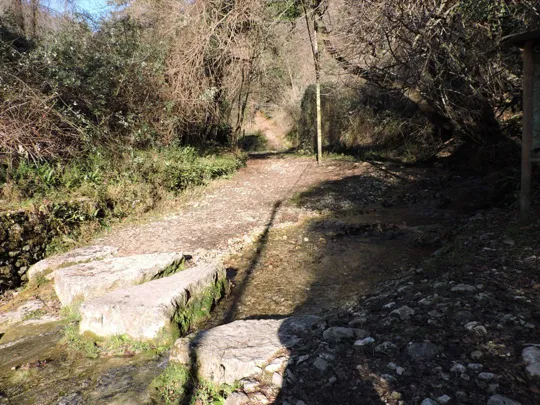 Attraversamento del torrente