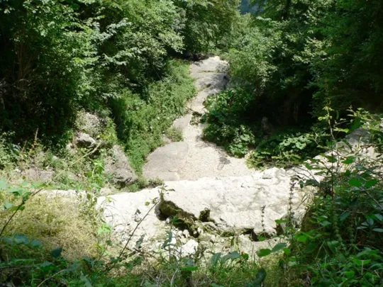 Cascate di Rotzo - dall'alto